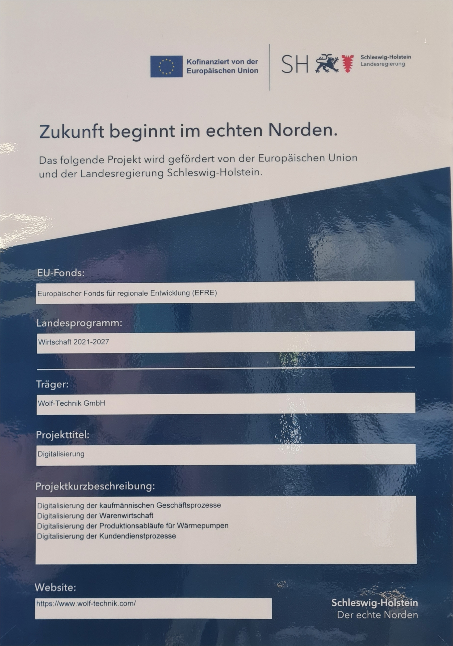 Förderprojekt Digitalisierung